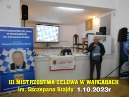 III Mistrzostwa Zelowa w Warcabach im. Szczepana Krajdy - 1.10.2023r