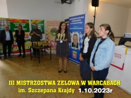 III Mistrzostwa Zelowa w Warcabach im. Szczepana Krajdy - 1.10.2023r