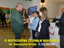 III Mistrzostwa Zelowa w Warcabach im. Szczepana Krajdy - 1.10.2023r