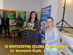III Mistrzostwa Zelowa w Warcabach im. Szczepana Krajdy - 1.10.2023r