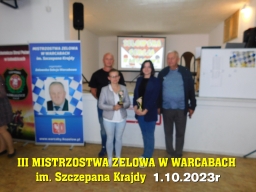 III Mistrzostwa Zelowa w Warcabach im. Szczepana Krajdy - 1.10.2023r