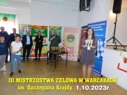 III Mistrzostwa Zelowa w Warcabach im. Szczepana Krajdy - 1.10.2023r