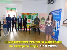 III Mistrzostwa Zelowa w Warcabach im. Szczepana Krajdy - 1.10.2023r