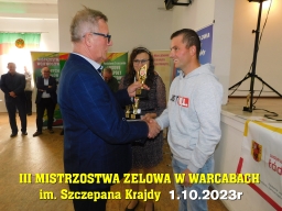 III Mistrzostwa Zelowa w Warcabach im. Szczepana Krajdy - 1.10.2023r
