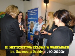 III Mistrzostwa Zelowa w Warcabach im. Szczepana Krajdy - 1.10.2023r