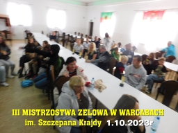 III Mistrzostwa Zelowa w Warcabach im. Szczepana Krajdy - 1.10.2023r