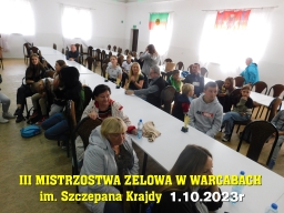 III Mistrzostwa Zelowa w Warcabach im. Szczepana Krajdy - 1.10.2023r