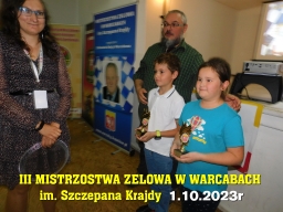 III Mistrzostwa Zelowa w Warcabach im. Szczepana Krajdy - 1.10.2023r