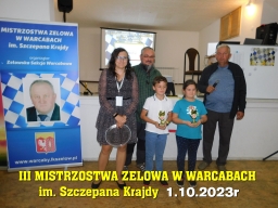 III Mistrzostwa Zelowa w Warcabach im. Szczepana Krajdy - 1.10.2023r