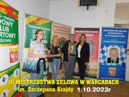 III Mistrzostwa Zelowa w Warcabach im. Szczepana Krajdy - 1.10.2023r