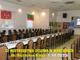 III Mistrzostwa Zelowa w Warcabach im. Szczepana Krajdy - 1.10.2023r