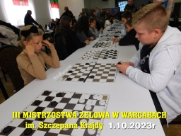 III Mistrzostwa Zelowa w Warcabach im. Szczepana Krajdy - 1.10.2023r
