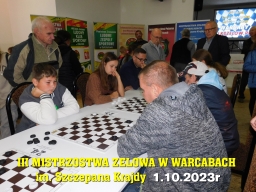III Mistrzostwa Zelowa w Warcabach im. Szczepana Krajdy - 1.10.2023r