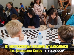 III Mistrzostwa Zelowa w Warcabach im. Szczepana Krajdy - 1.10.2023r