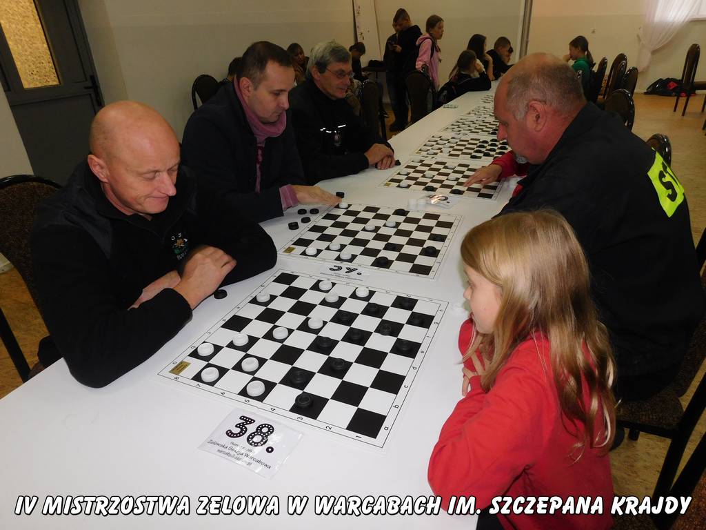 IV MISTRZOSTWA ZELOWA W WARCABACH im. Szczepana Krajdy