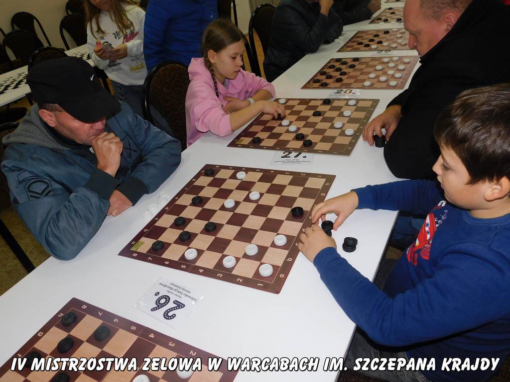 IV MISTRZOSTWA ZELOWA W WARCABACH im. Szczepana Krajdy