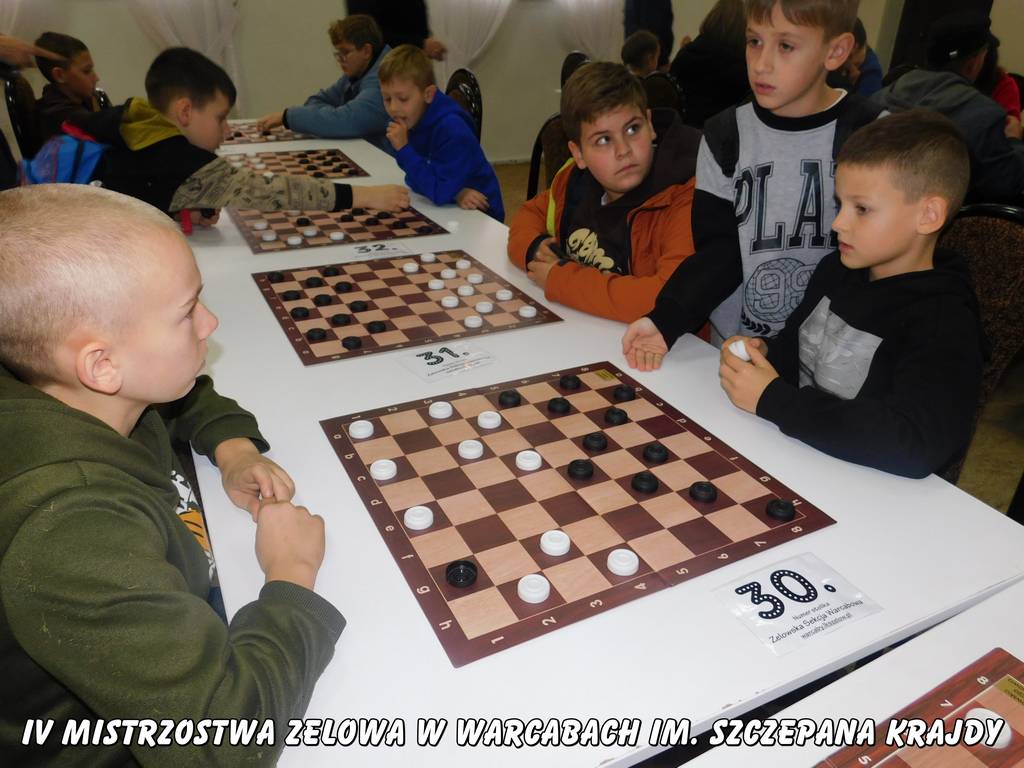 IV MISTRZOSTWA ZELOWA W WARCABACH im. Szczepana Krajdy