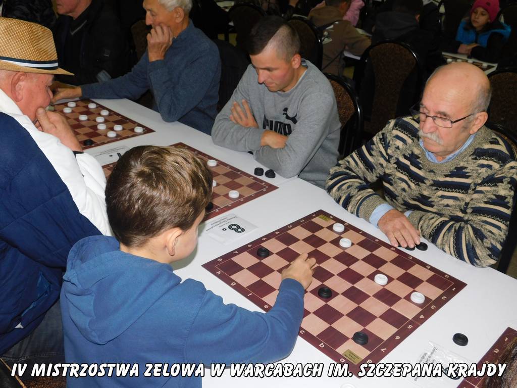 IV MISTRZOSTWA ZELOWA W WARCABACH im. Szczepana Krajdy