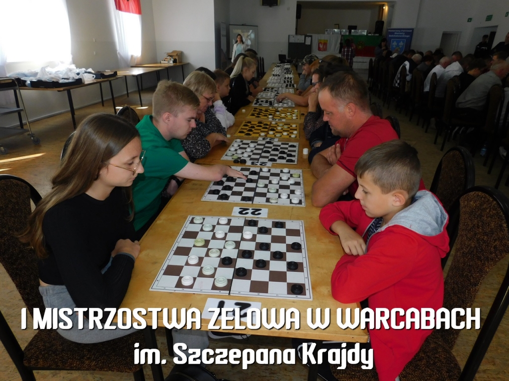 I Mistrzostwa Zelowa w Warcabach im. Szczepana Krajdy - OSP Łobudzice, 2021 rok