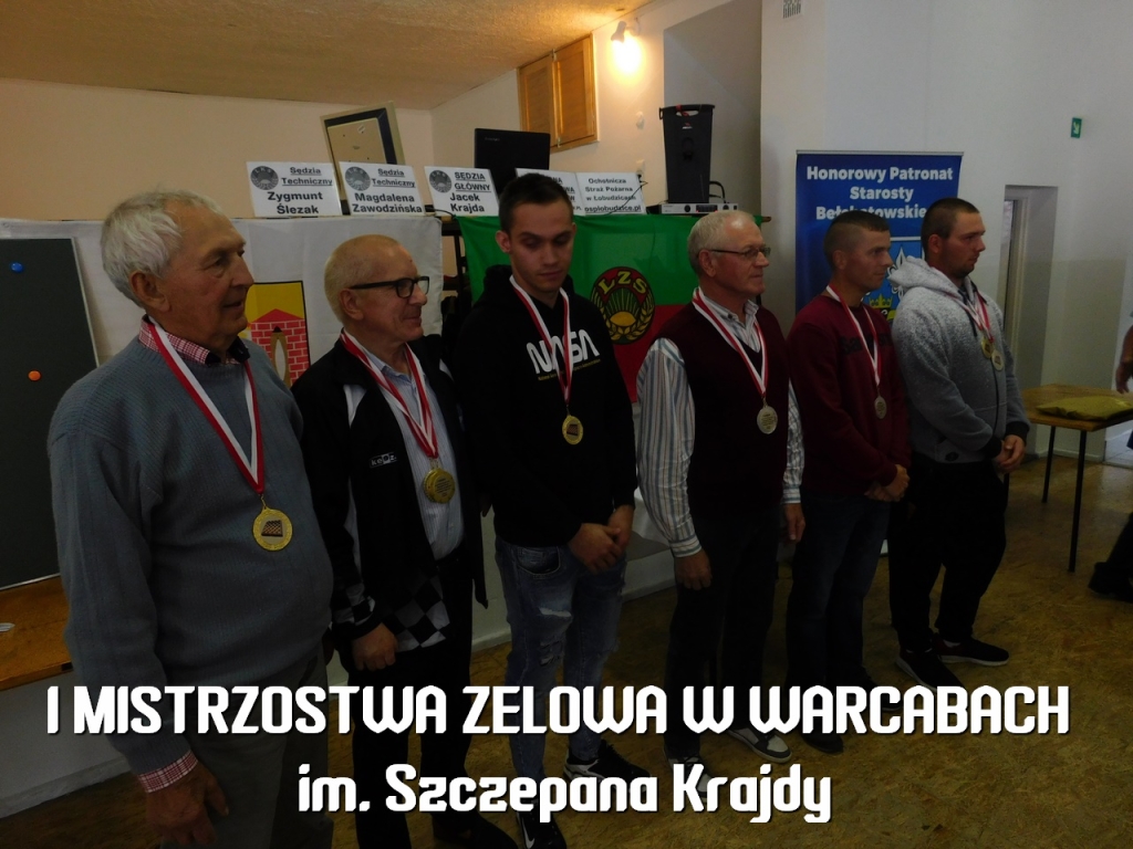 I Mistrzostwa Zelowa w Warcabach im. Szczepana Krajdy - OSP Łobudzice, 2021 rok
