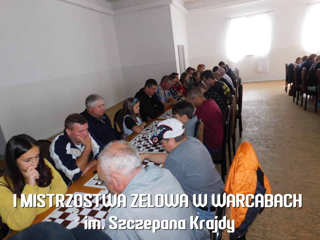 I Mistrzostwa Zelowa w Warcabach im. Szczepana Krajdy - OSP Łobudzice, 2021 rok