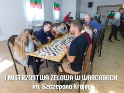 I Mistrzostwa Zelowa w Warcabach im. Szczepana Krajdy - OSP Łobudzice, 2021 rok