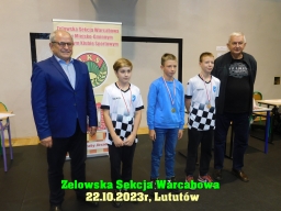 Indywidualne i Drużynowe Mistrzostwa Województwa Łódzkiego w warcabach 100-polowych - Lututów, 2023 rok