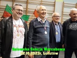 Indywidualne i Drużynowe Mistrzostwa Województwa Łódzkiego w warcabach 100-polowych - Lututów, 2023 rok
