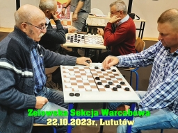 Indywidualne i Drużynowe Mistrzostwa Województwa Łódzkiego w warcabach 100-polowych - Lututów, 2023 rok