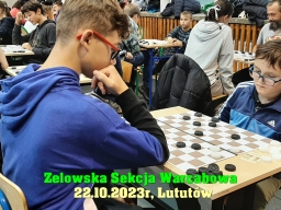Indywidualne i Drużynowe Mistrzostwa Województwa Łódzkiego w warcabach 100-polowych - Lututów, 2023 rok