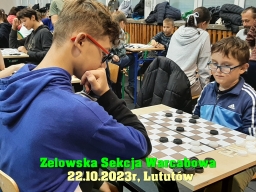 Indywidualne i Drużynowe Mistrzostwa Województwa Łódzkiego w warcabach 100-polowych - Lututów, 2023 rok