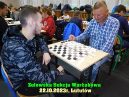 Indywidualne i Drużynowe Mistrzostwa Województwa Łódzkiego w warcabach 100-polowych - Lututów, 2023 rok