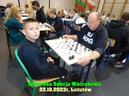 Indywidualne i Drużynowe Mistrzostwa Województwa Łódzkiego w warcabach 100-polowych - Lututów, 2023 rok