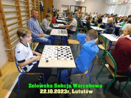 Indywidualne i Drużynowe Mistrzostwa Województwa Łódzkiego w warcabach 100-polowych - Lututów, 2023 rok