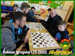 Miejsko-Gminne Halowe Igrzyska LZS w warcabach i szachach - 2022 rok